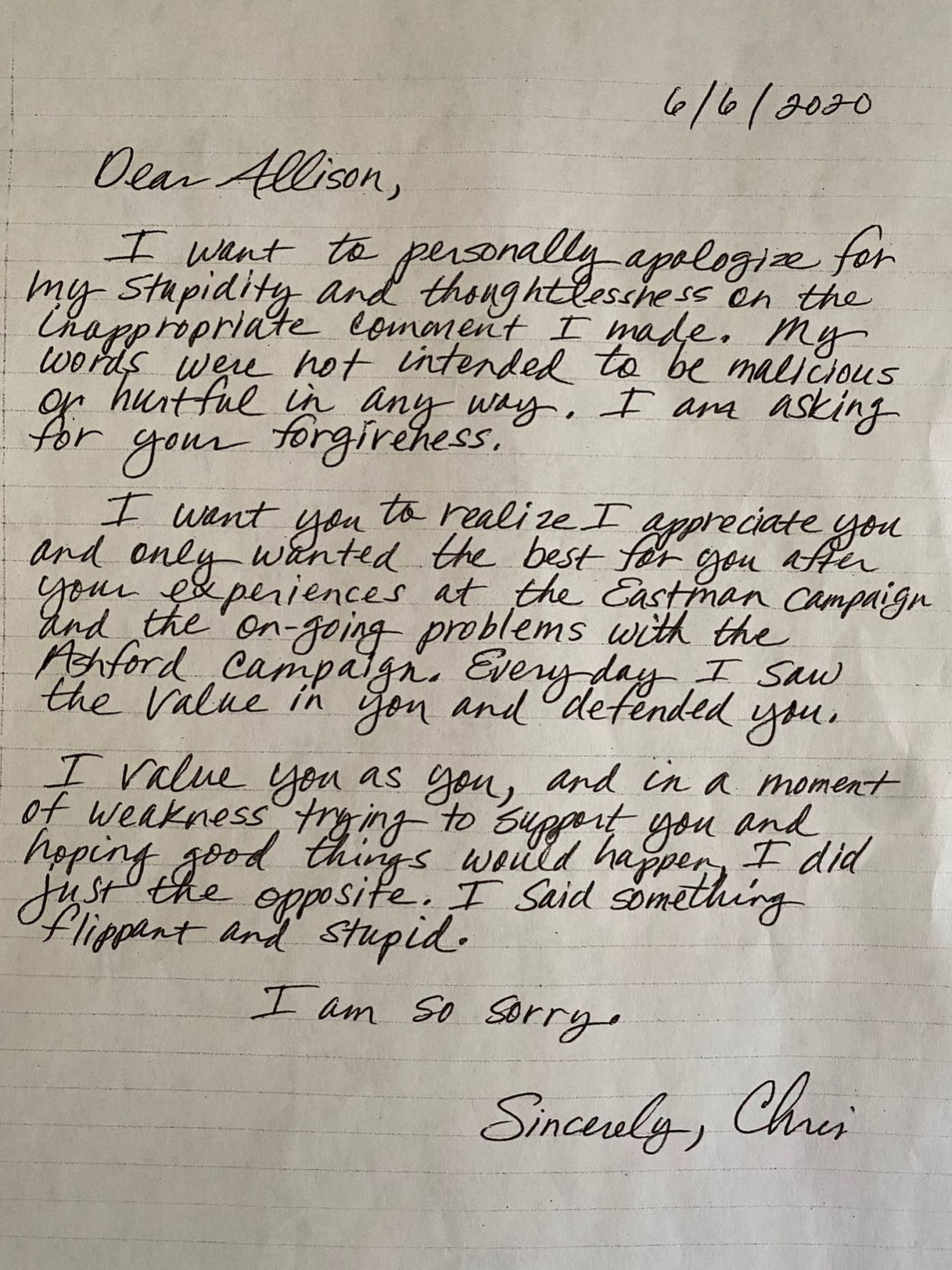 letter